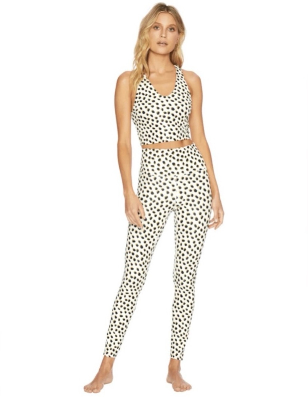 Beach Riot Ayla Leggings Shadow Spot Leopard Print High Rise size small